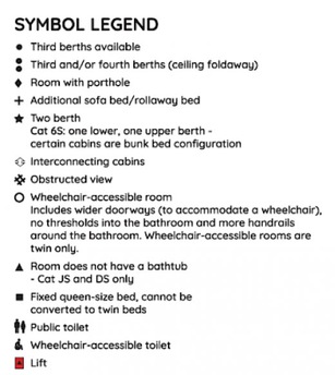 Deck plan of  Ambience