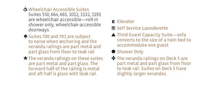 Deck plan of  Seabourn Ovation