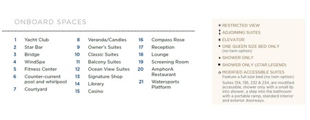 Deck plan of  Star Breeze
