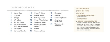 Deck plan of  Star Legend