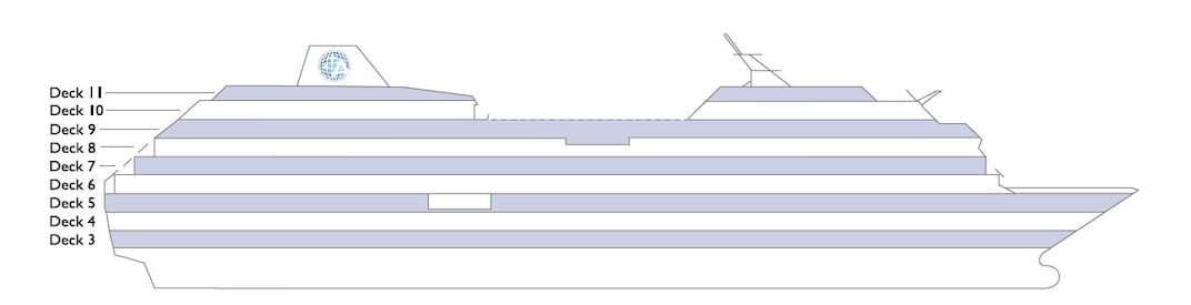 Deck plan of  Azamara Quest