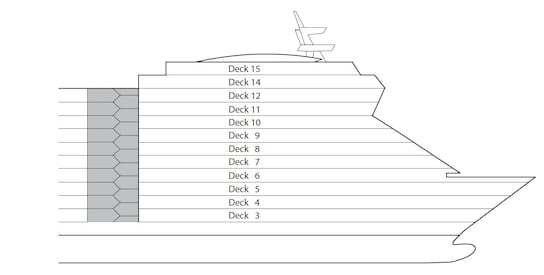 Deck plan of  AIDAblu