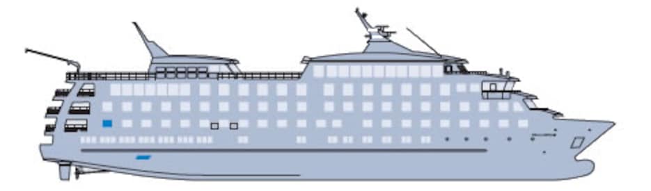 Deck plan of  Stella Australis