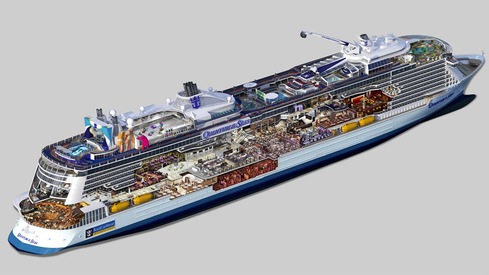 Deck plan of  Quantum of the Seas