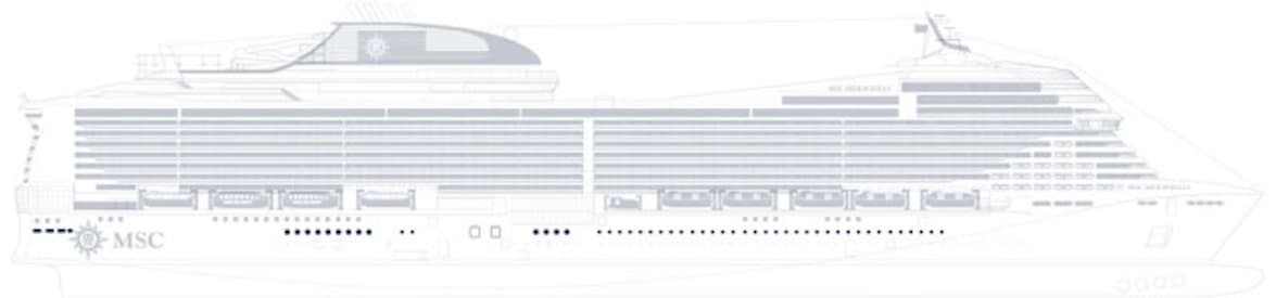 Deck plan of  MSC Meraviglia