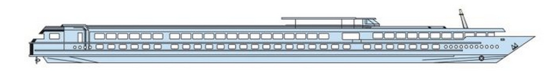 Deck plan of  MS Seine Princess