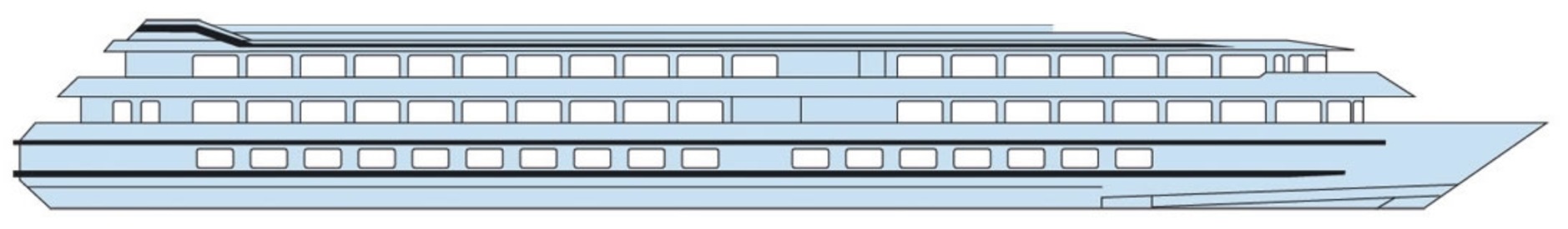 Deck plan of  MS Gil Eanes