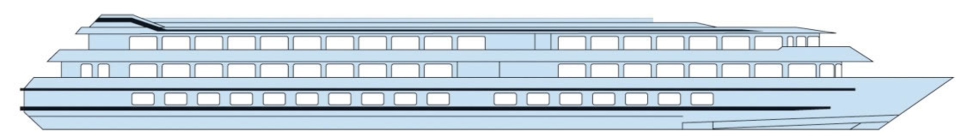 Deck plan of  MS Infante don Henrique