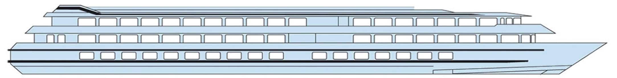Deck plan of  MS LEurope
