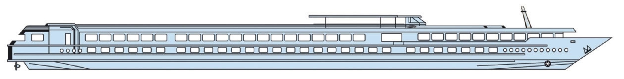 Deck plan of  MS La Boheme
