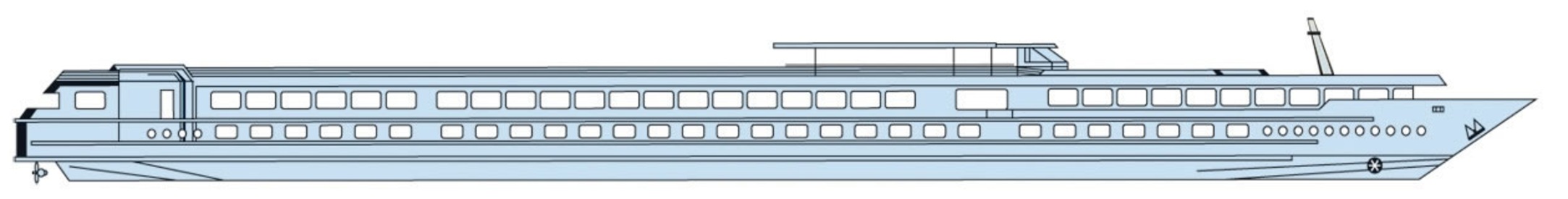 Deck plan of  MS Mistral