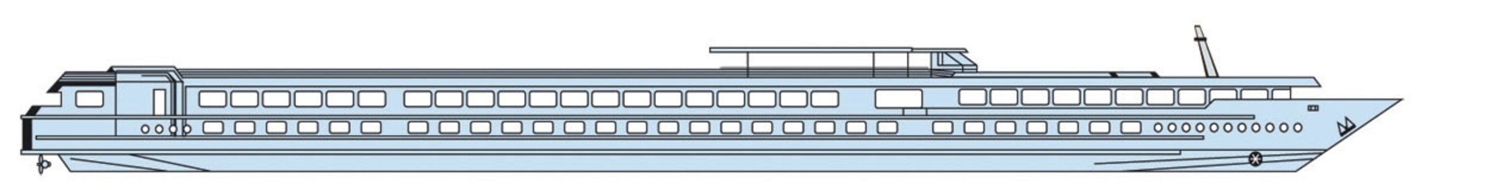 Deck plan of  MS Mona Lisa