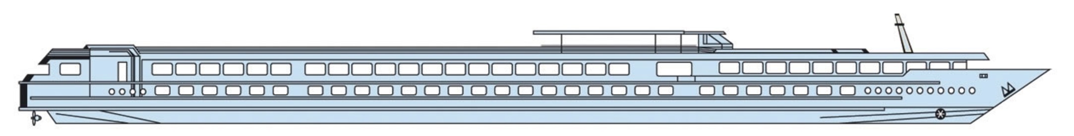 Deck plan of  MS Renoir