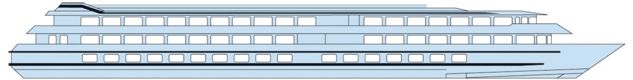 Deck plan of  MS Vasco de Gama