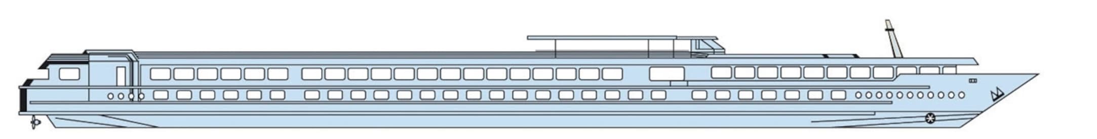 Deck plan of  MS Victor Hugo