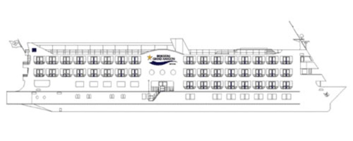Deck plan of  Grand Amazon