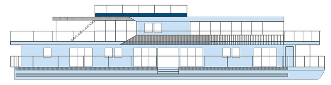 Deck plan of  RV African Dream
