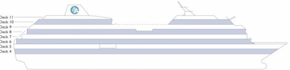 Deck plan of  Azamara Pursuit