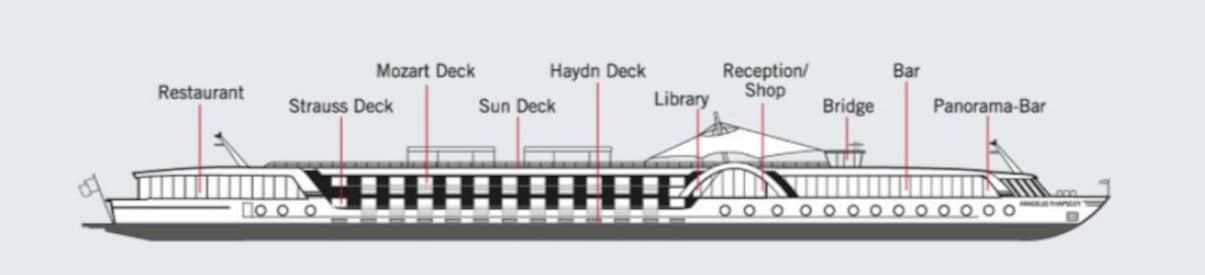 Deck plan of  Crystal Ravel