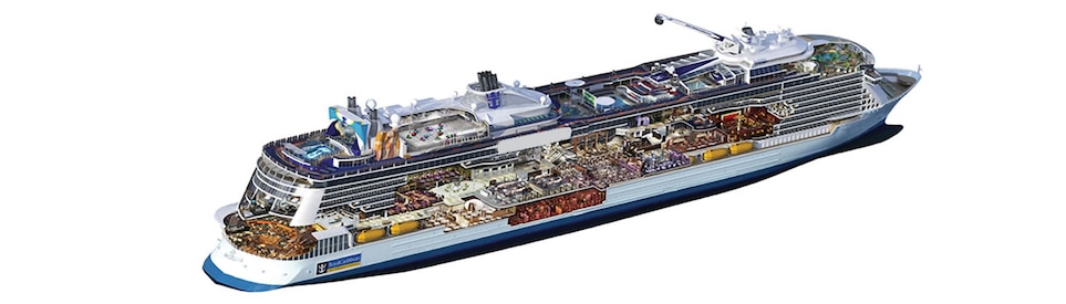 Deck plan of  Spectrum of the Seas