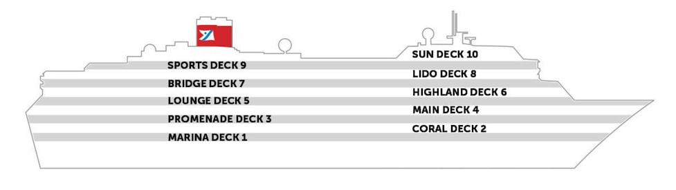 Deck plan of  Bolette