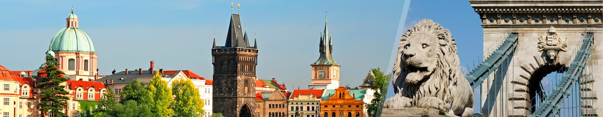 Prague and Budapest by plane