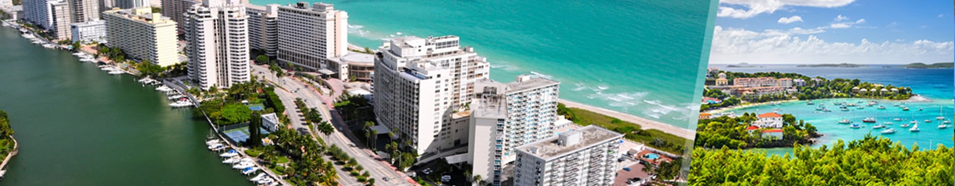 Miami and Saint Thomas