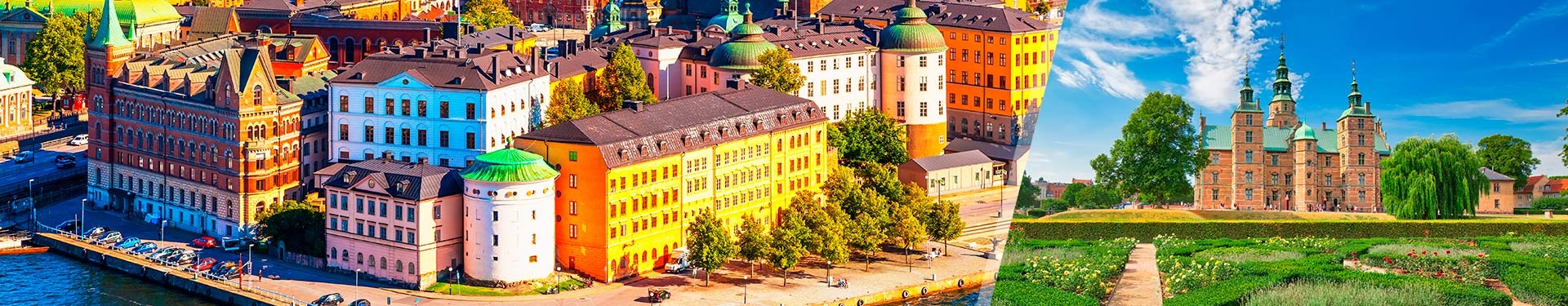 Stockholm and Copenhagen by plane