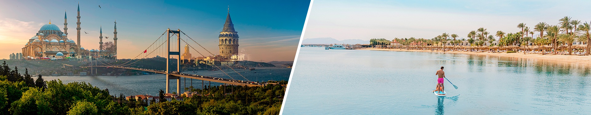 Istanbul and Hurghada
