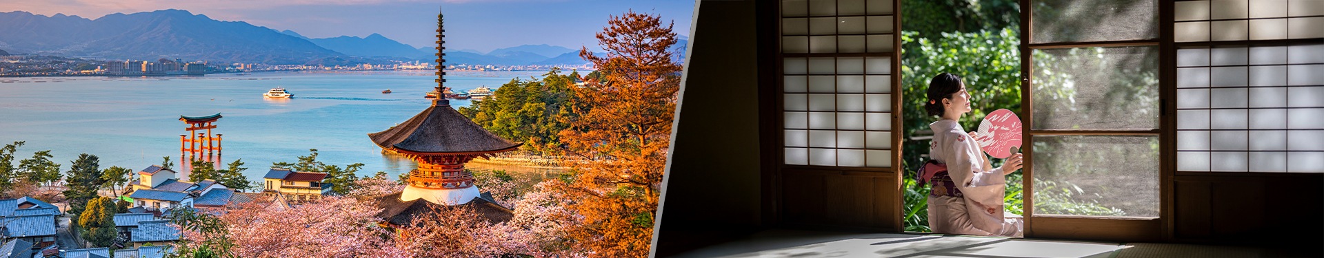 Tokyo, Kyoto, Hiroshima, ryokan in Miyajima and Osaka