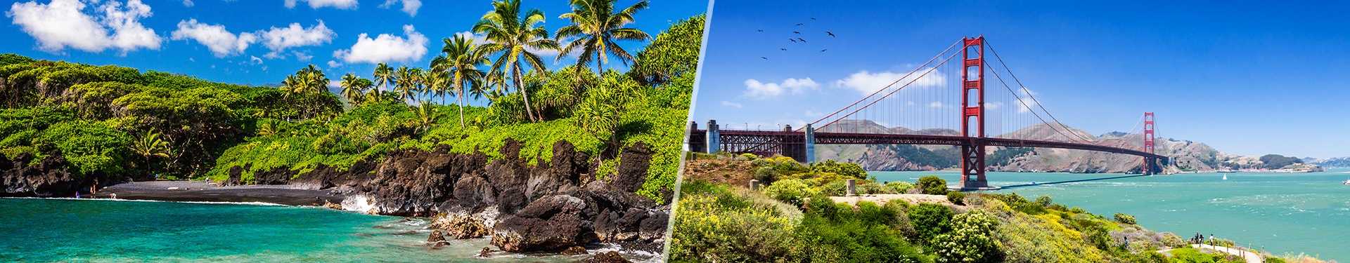 Honolulu (O'ahu), Maui and San Francisco