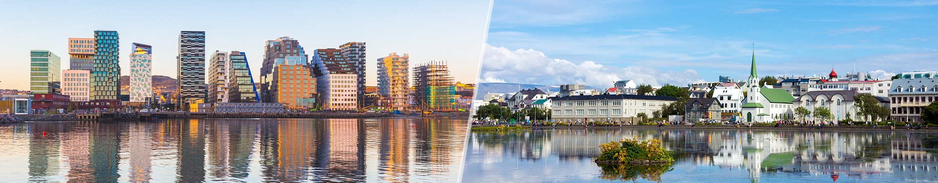Oslo and Reykjavik