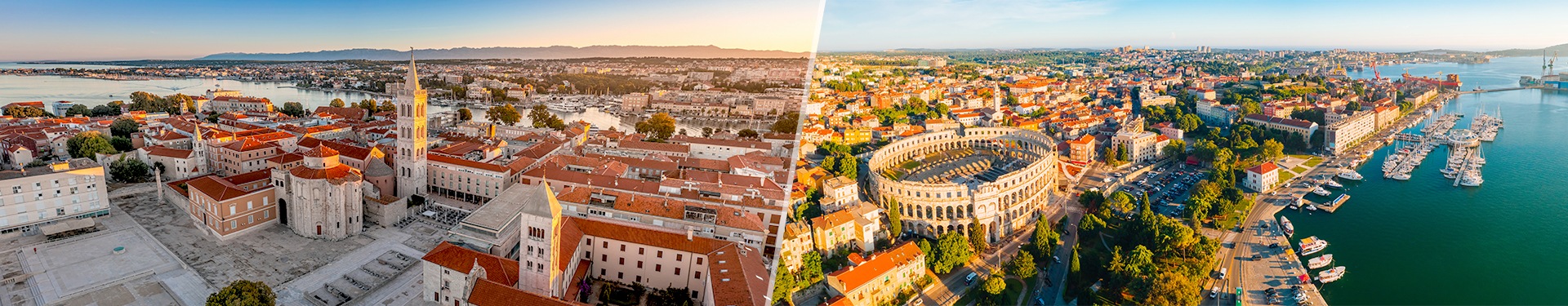 Pula, Zadar and Zagreb