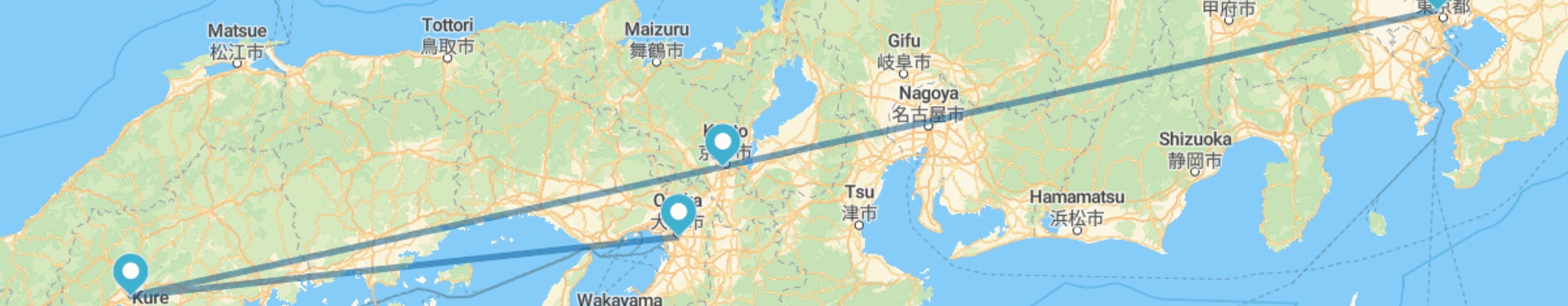 Tokyo, Kyoto, Hiroshima and Osaka