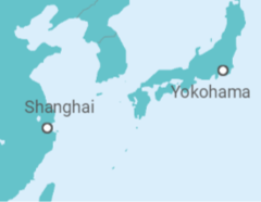 Shangai to Tokyo Cruise itinerary  - MSC Cruises
