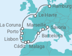 France, Spain, Portugal Cruise itinerary  - Costa Cruises