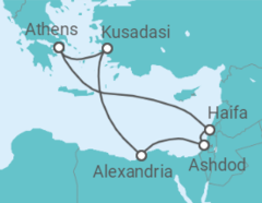Israel, Egypt, Turkey, Greece Cruise itinerary  - Celebrity Cruises