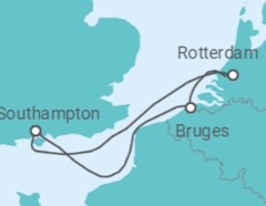 Bruges & Rotterdam Cruise itinerary  - Cunard