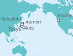 Tokyo to Seattle Cruise itinerary  - Royal Caribbean