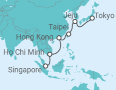 Vietnam, China, Taiwan, South Korea, Japan Cruise itinerary  - Royal Caribbean