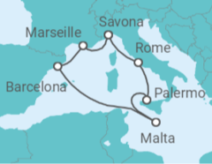 France, Italy, Malta Cruise itinerary  - Costa Cruises