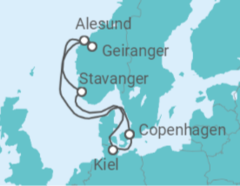 Norwegian Fjords Cruise +Hotel in Copenhagen +Flights Cruise itinerary  - Costa Cruises