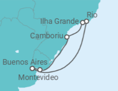 Argentina, Brazil Cruise itinerary  - Costa Cruises