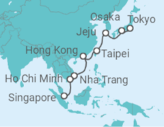 Japan to Singapore Cruise itinerary  - Royal Caribbean
