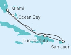 Puerto Rico, Dominican Republic & Marine Reserve Cruise itinerary  - MSC Cruises