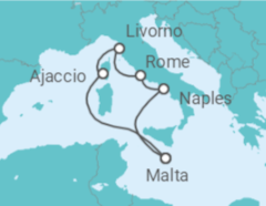 France & Italy Fly-Cruise Cruise itinerary  - PO Cruises