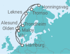Norwegian Fjords and North Cape Cruise itinerary  - Costa Cruises