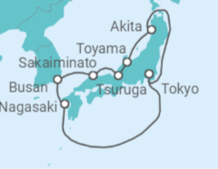 9-Day Circle Japan Cruise itinerary  - Princess Cruises