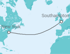 Queen Mary 2 desde Southampton Cruise itinerary  - Cunard