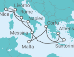 Greece, Malta, Italy, France Cruise itinerary  - Norwegian Cruise Line